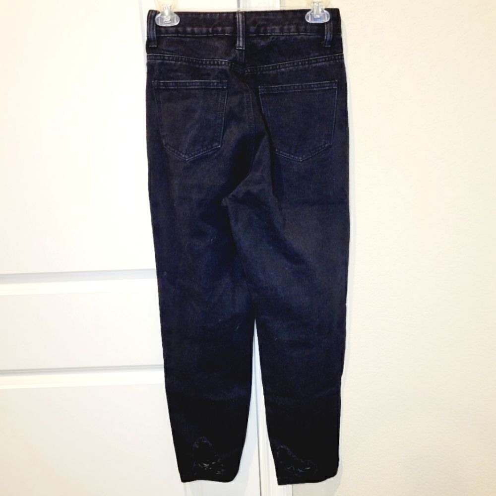 MISSGUIDEDRiot High Rise Ripped Mom petite Jeans. - Picture 9 of 13
